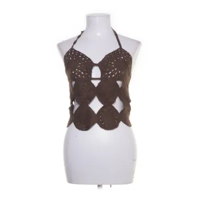 Halternecktopp (Crochet Detail Singlet) från NA-KD Polyamid