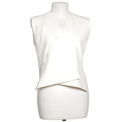 Väst (Vit) från Maniére de Voir Elastan, Polyester