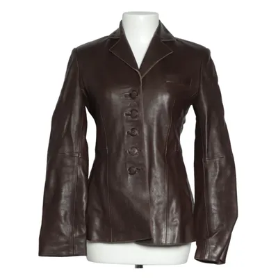 Leren blazer (Bruin) van Lesyanebo Leer, Viscose