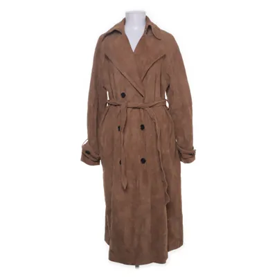 Läderkappa (Brun) från & Other Stories Acetat, Mocka