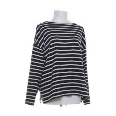 Långärmad t-shirt (Svart, Vit) från Uniqlo Bomull