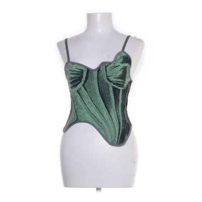 Crop top (Green, Multicolored) from PH5 Metallic fiber, Viscose, Recycled polyester