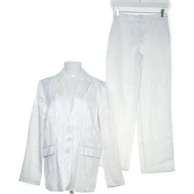 Jakkesæt (Hvid) fra NA-KD Polyester, Bomuld