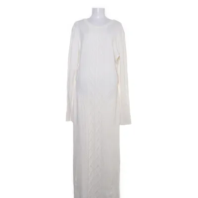 Långklänning (Vit) från Adoore Akryl, Bomull, Nylon