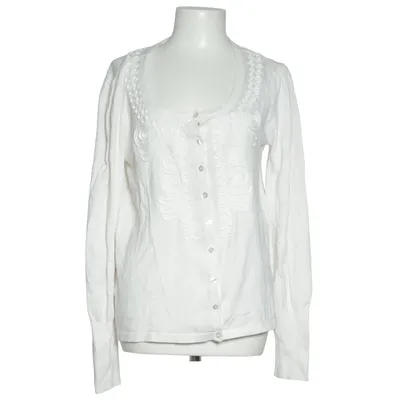 Cardigan (Wit) van Shannon Collection Katoen, Elastaan, Polyamide, Viscose