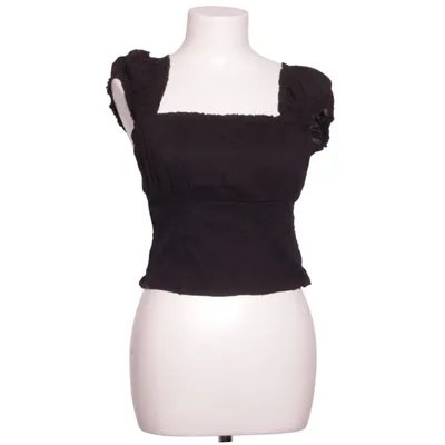 Crop top (Ruched Detail Embroidery Singlet) från NA-KD Bomull