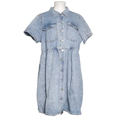 Jeansklänning (Blå) från Shein Curve Bomull, Polyester, Viskos