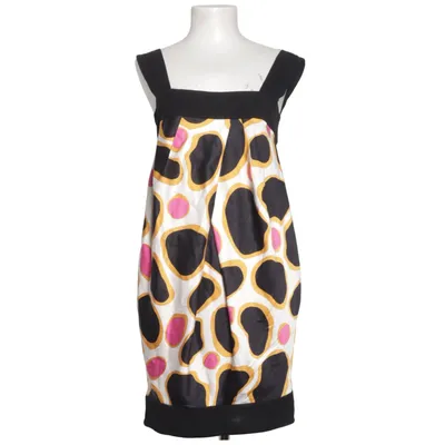 Kleid (Schwarz, Weiß, Mehrfarbig) von Diane von Furstenberg Elasthan, Polyamid, Seide, Viskose