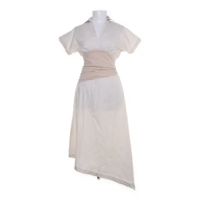 Dress (Beige) from MISA Los Angeles Cotton, Elastane