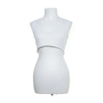Crop top (Cropped Ribbed Top) fra NLY Trend Bomuld