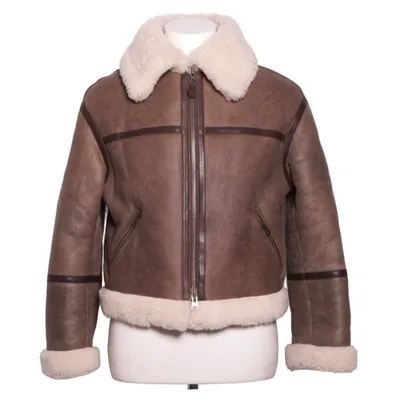 Shearlingjacka (Grå, Vit) från GANT Skinn