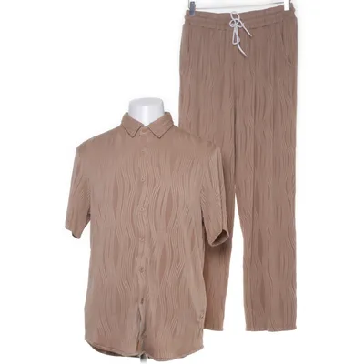 Set (Beige) from Shein Elastane, Polyester