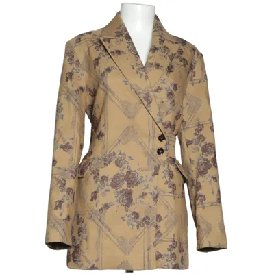 Kavaj (Brun, Beige) från Ganni
