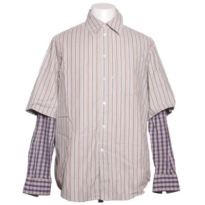 Skjorta (Grå, Vit, Brun) från Wood Wood Bomull