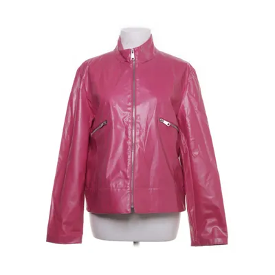 Læderjakke (Pink) Polyurethan, Polyester