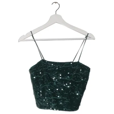 Crop top (Grön) från Lindex Elastan, Polyester