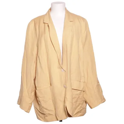 Kavaj (Gul) från Lindex Linne, Polyester, Viskos