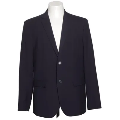 Blazer (Blue) from H&M Man Wool, Viscose, Polyester