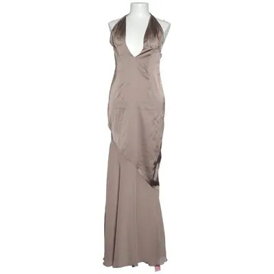 Halterneck dress (Brown) from PrettyLittleThing Polyester