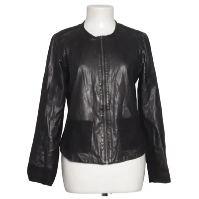 Läderjacka (Svart) från Stella Nova Skinn, Polyester, Mocka