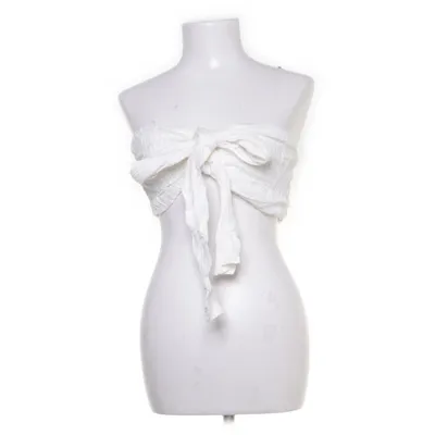 Halterneck top (Hvid) fra Faithfull the Brand Linned, Viscose