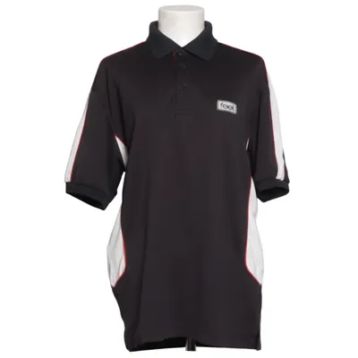 Pikétröja (Svart, Vit, Röd) från Feel Polyester