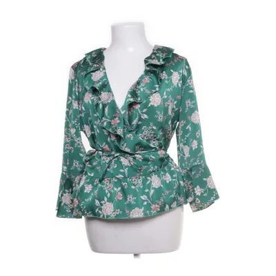 Slå-om bluse (Grøn, Flerfarvet) fra Neo Noir Polyester