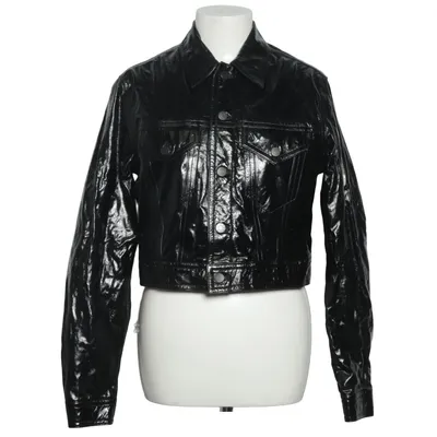 Jacka (Padded Leather Jacket) från Filippa K Skinn, Polyester, Viskos