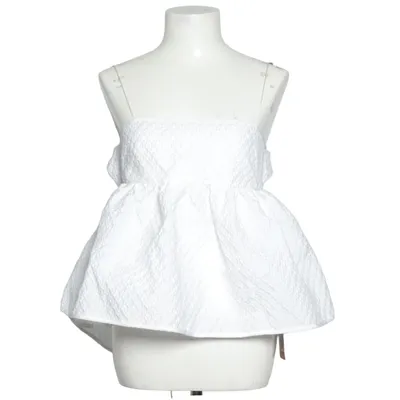 Top (White) from Cecilie Bahnsen Cotton, Polyamide, Polyester