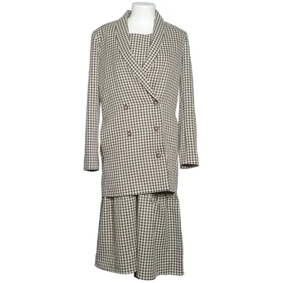 Kavaj (Brun, Beige) från Just Elastan, Polyester