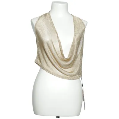 Halter neck top (Gold) from Tiger Mist Metallic fiber