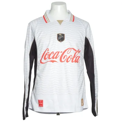 Fodboldtrøje (Hvid, Sort) fra Coca Cola Polyester