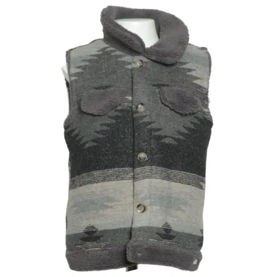 Outdoor Weste (Grau, Weiß) von Donsje Baumwolle, Polyester