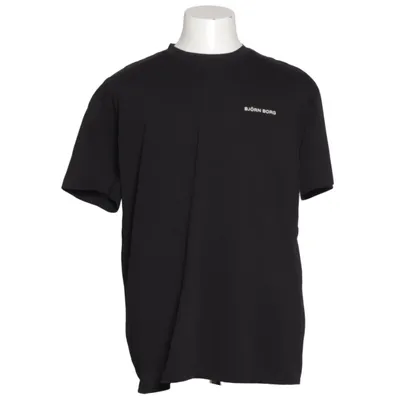 T-shirt (Svart) från Björn Borg Bomull, Återvunnen polyester