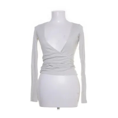 Wrap top (Beige) from Exercere Cotton, Elastane
