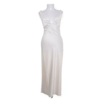 Maxikjole (Hvid) fra Adoore Elastan, Polyester