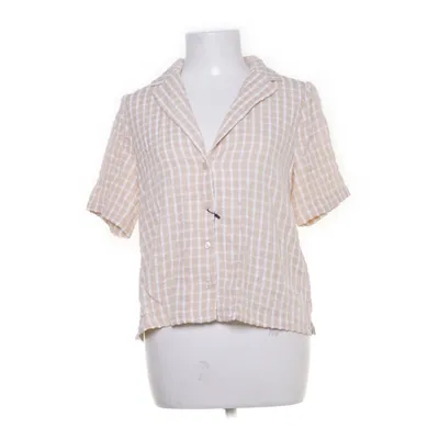Kortærmet skjorte (Beige, Flerfarvet) fra Noisy May Bomuld, Polyester