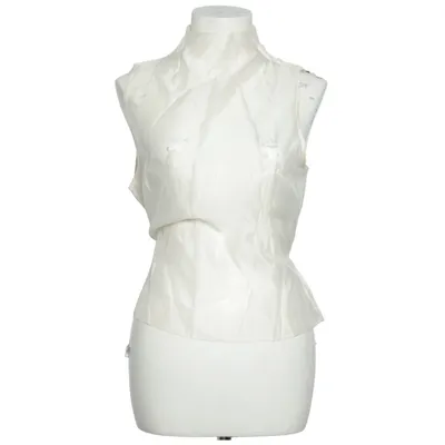 Top (White) from One Mile Polyester, Viscose