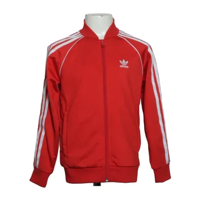 Träningsjacka (Röd, Vit) från Adidas Originals Återvunnen polyester