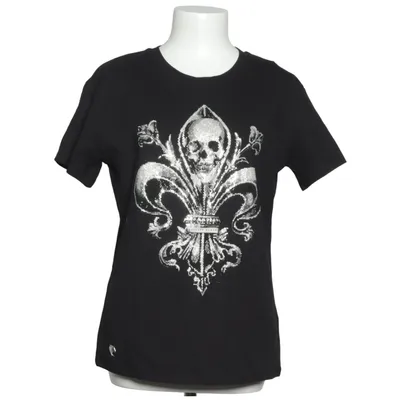 T-shirt (Sort) fra Philipp Plein Couture Bomuld, Elastan
