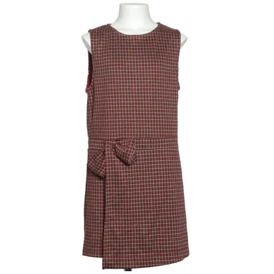 Kleid (Rot, Schwarz) von Zara Elasthan, Polyester, Viskose