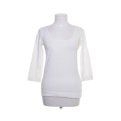 Långärmad t-shirt (Vit) från H&M Bomull, Elastan