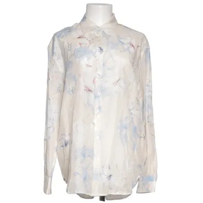 Skjorta (Beige, Blå, Flerfärgad) från GANT Bomull, Silke