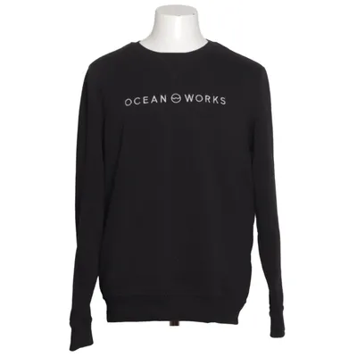 Sweatshirt (Sort) fra Ocean Works Bomuld, Polyester, Viscose