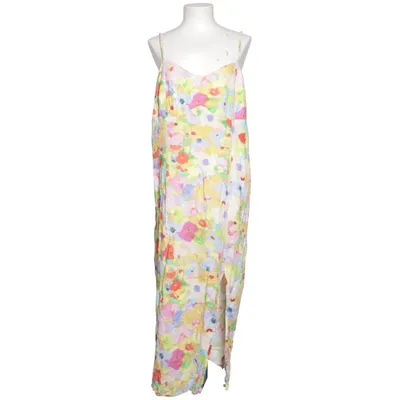 Klänning (Gul, Flerfärgad) från Lindex Linne, Viskos