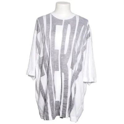 T-shirt (Vit, Grå) från Weekday Bomull