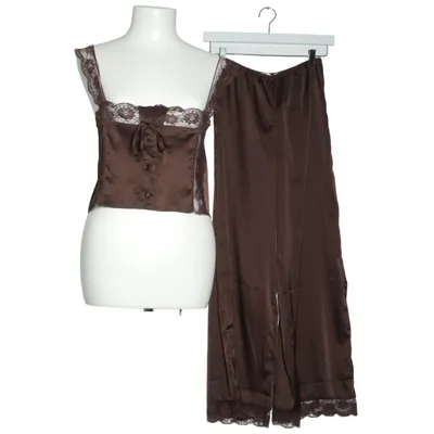 Pyjama (Bruin) van Kat the Label Elastaan, Polyester