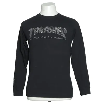 Langærmet t-shirt (Sort) fra Thrasher Bomuld
