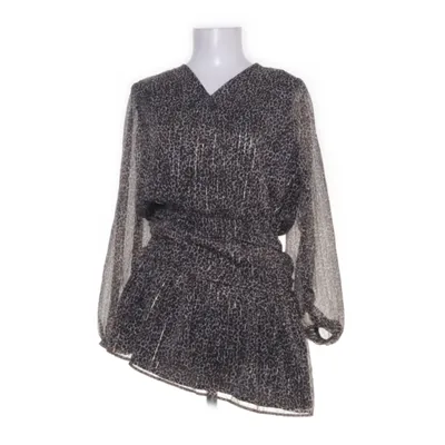 Klänning (Brun) från Gina Tricot Metallfiber, Återvunnen polyester