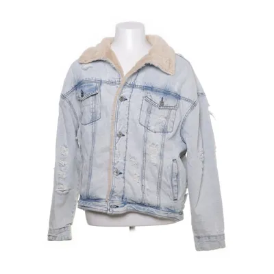 Fodrad jeansjacka (Blå, Beige) från Zara Man Polyester